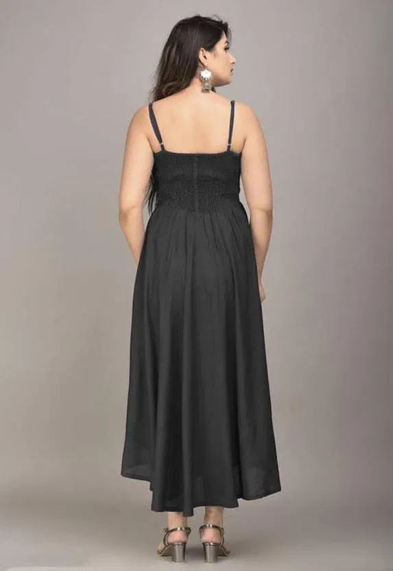 Noir Column Dress